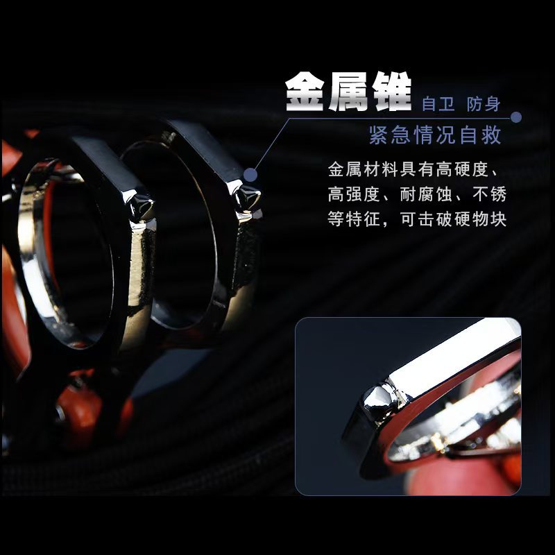 Single-Finger Tiger Keychain Self-Defense Tool Multifunctional Bottle Opener Sk Same Model Anti-Wolf Device