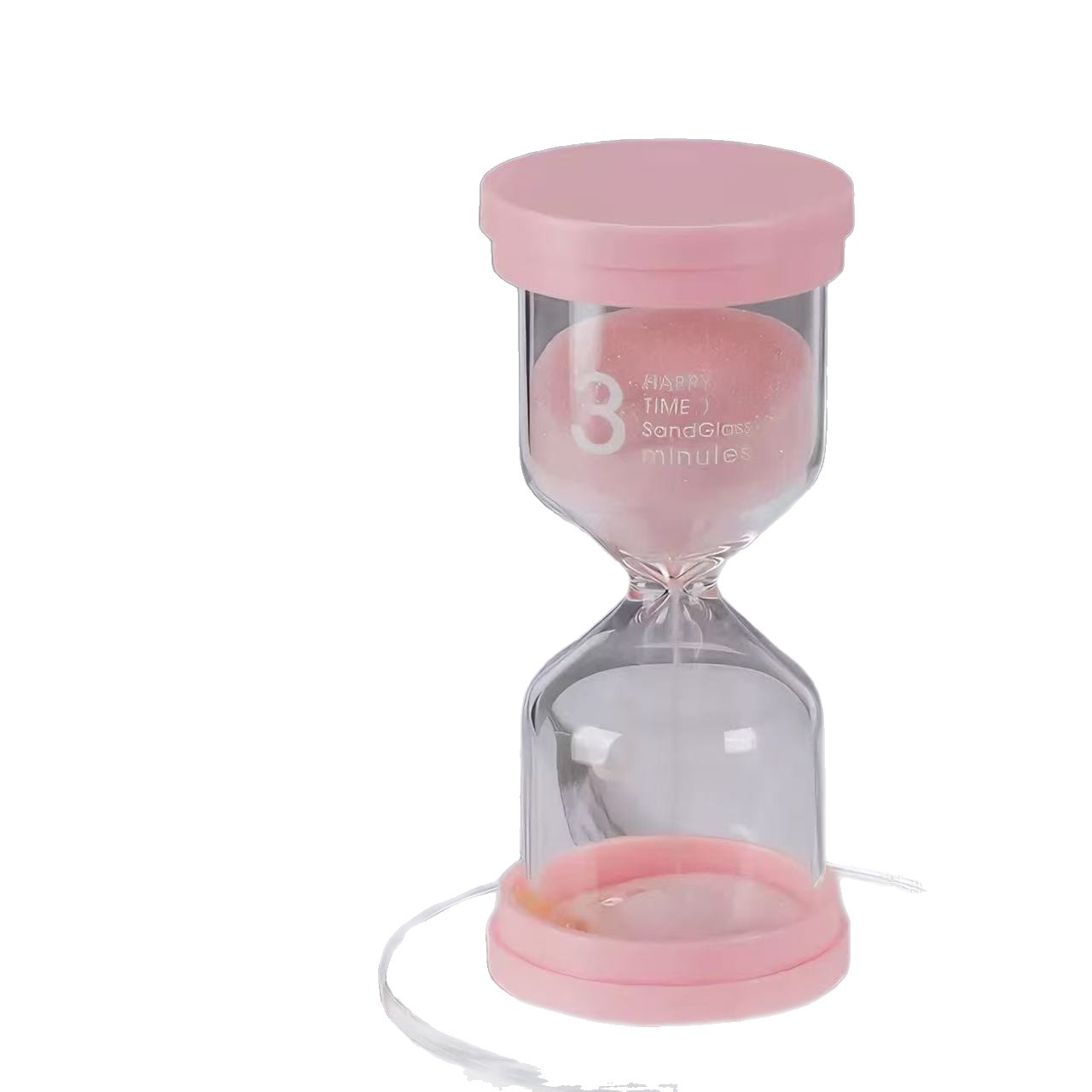 Anti-Fall Plastic Children's Hourglass Timer, Creative Upgraded Color Box Packaging, Gift Processing, Engraving, Ready for Immediate Delivery