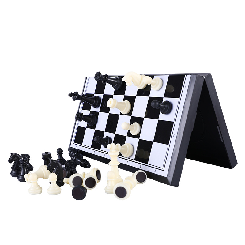 Cross-border Magnetic Chess Folding Convenient Storage Magnetic Chess Board Magnetic Chess Children's Parent-child Entertainment