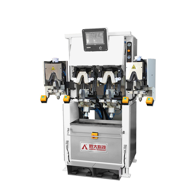 Shengda Technology Guangdong Cold Mold Is Equipped with a Calibrated Lamp, an Intelligent and Powerful Dual-Heat and Dual-Cool Full-Plastic Mold Heel Shaping Machine