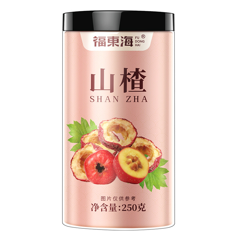 Fudonghai Hawthorn 250G/Bottle Seedless Dried Hawthorn Naturally Dried Soaked in Water Flower Fruit Tea Health Tea Wholesale Agent