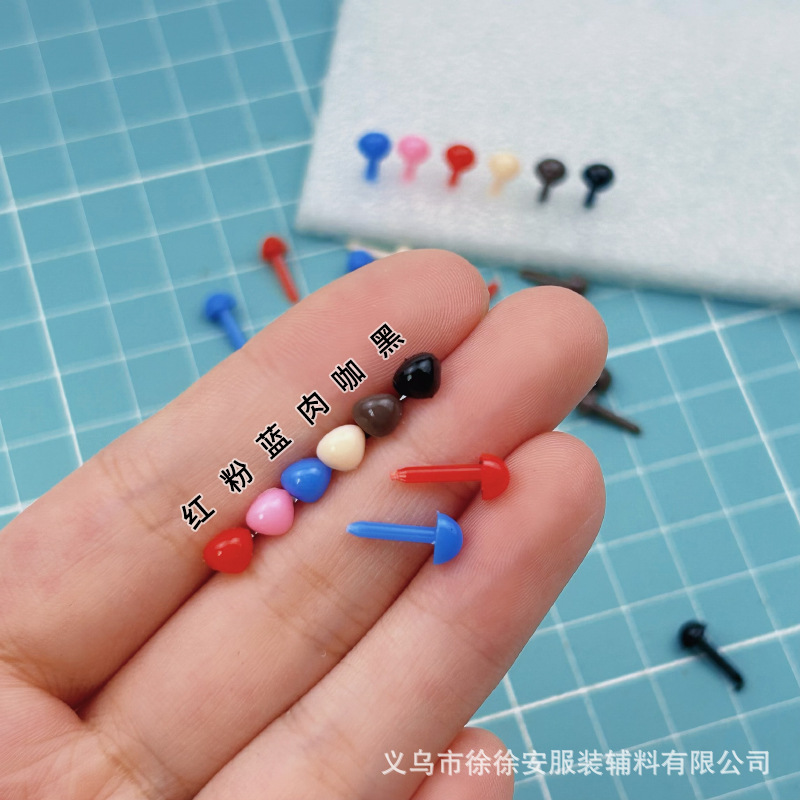 Doll Straight Triangle Nose 4.5mm Mini Nose Black Curry Straight Rod Poke Le diy Wool Felt Accessories