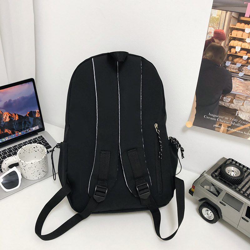 High school student schoolbag female college student lightweight travel bag simple casual backpack male fashion large capacity backpack summer