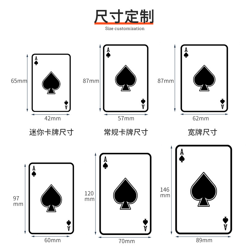 Poker Custom Playing Cards Whole Box Wholesale Advertising Game Board Game Card Pvc Egg Playing Poker Printed Logo