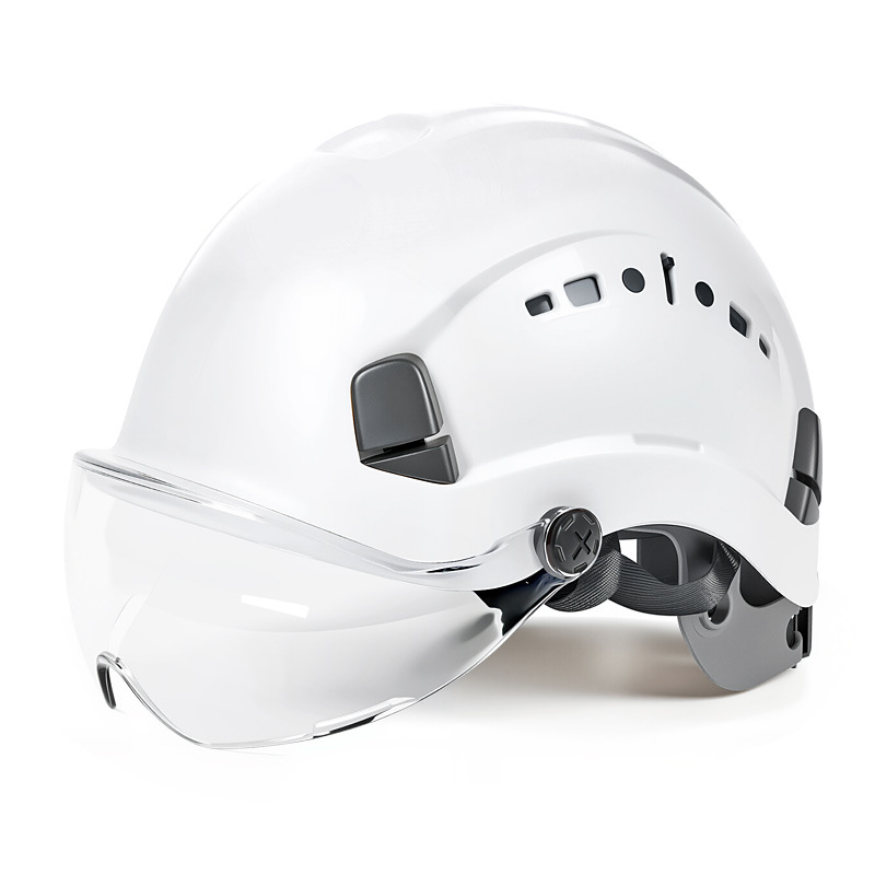 Safety Helmet for Construction Sites and Workshops with Goggles, National Standard Abs, for Male Leaders in the Construction Industry, with Logo Printing