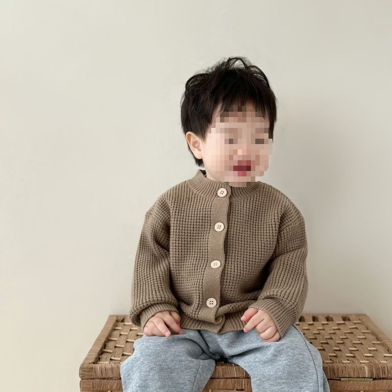 Children's Knitted Knitwears, Baby Cardigans, Knitwears for Boys and Girls, Korean Style Knitwears, Fashionable and Versatile Tops, Winter, Spring and Autum Outwears