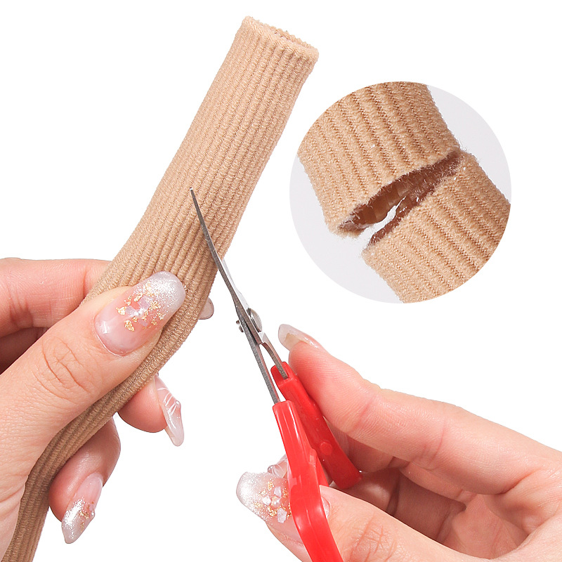 Source Manufacturer Nylon Finger Toe Separator Day and Night Bandage Overlapping Toe Wearing Mid-Toe Protective Cover Toe Cover