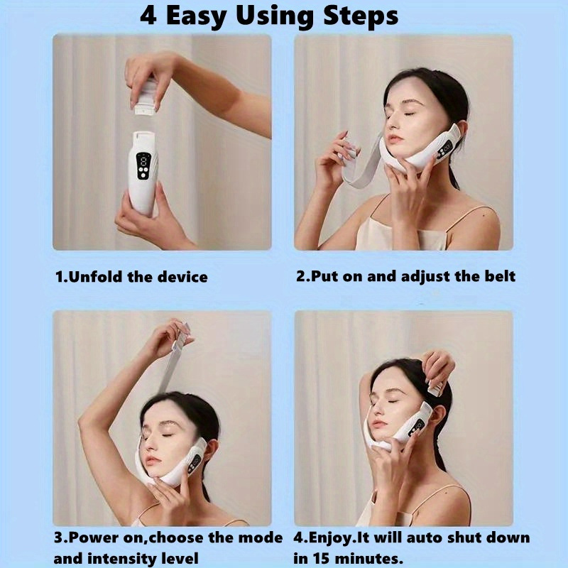 I 8492026 New Cross-Border Dropshipping 1 Rechargeable Facial Massager with Led Display-Usb Cross