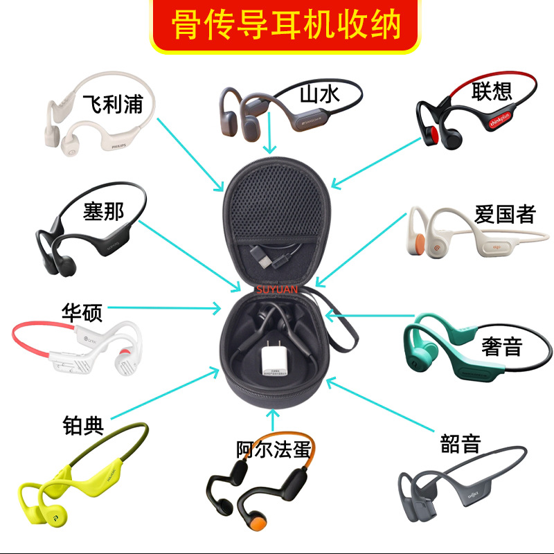 Сумка для наушников с костной проводимостью Lenovo Philips Shanshui Asus Platinum Shaoyin, роскошная сумка для хранения наушников с костной проводимостью