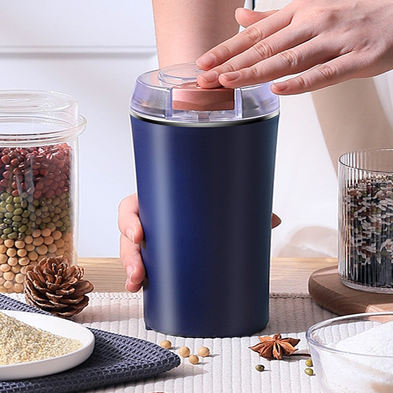 Portable Multi-Functional Grinding Electric Small Household Grinder Medicinal Grain Crushing Grinder Grinder Cross-Border
