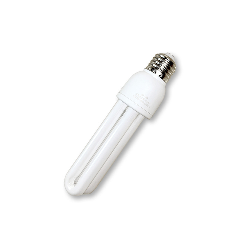 13W Blue-Violet Light Insect Trap Lamp Fly Killer Lamp 2U Indoor Mosquito Killer Lamp E27 Spiral Mouth Household High-Power Energy-Saving Lamp