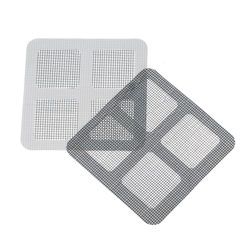 Screen Repair Patch, Door and Window Drainage Hole Patch, Self-Adhesive Patch, Hole Patch, Anti-Mosquito Net Screen Repair Patch