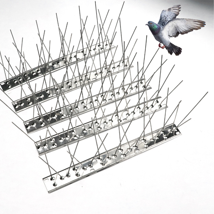 Amazon Bird Repellent Anti-Bird Stab Anti-Cat Stab Bird Repellent 25cm Long 24 Stab Non-Assembled Stainless Steel Anti-Bird Stab