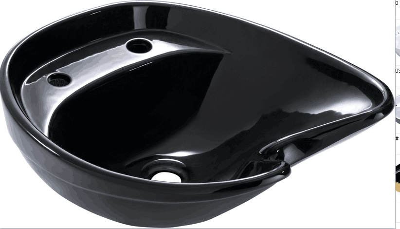 Shampoo bed ceramic shampoo basin accessories beauty and hairdressing ceramic basin