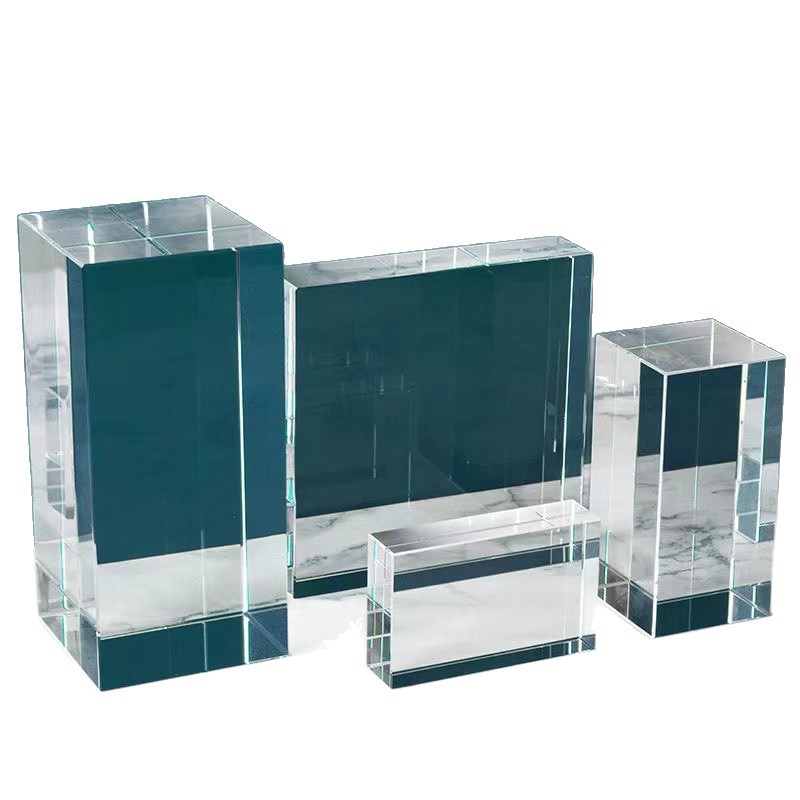 Acrylic Thick Plate Laser Marking 3D Internal Engraving Pattern Ornaments Luminous Sand Optical Internal Engraving Exhibition Hall Ornaments Souvenirs