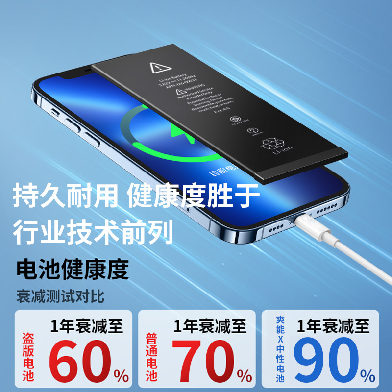 [Specialized] Suitable for Apple X/6S/11/Xs/12Pro/8P/7P/Xsm/Xr Large Capacity Battery 13Pm