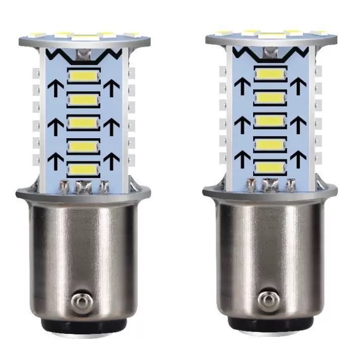 Source Factory Motorcycle Led Brake Light 1157 4014 30Smd Flash Rear Tail Light Turning Water