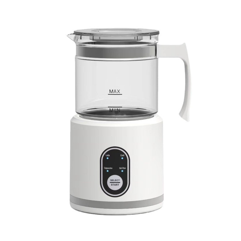 Milk Frother Fully Automatic Household Split Milk Frother Hot and Cold Coffee Latte Art Electric Milk Foaming Machine Cross-Border