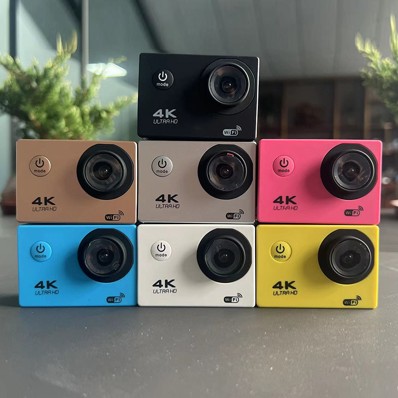 Cross-border 4K sports camera wireless WIFI can be connected to mobile phone outdoor diving camera HD waterproof riding record