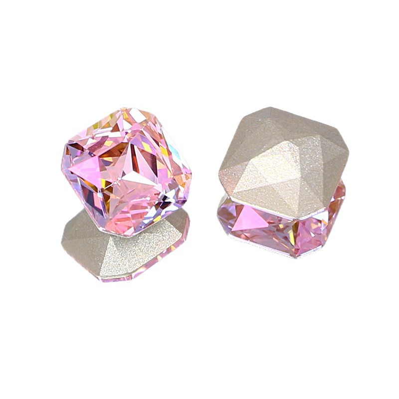 Dongzhou Crystal square octagonal pointed bottom Diamond k9 glass Diamond light luxury rhinestone Princess Square nail Diamond DIY jewelry accessories