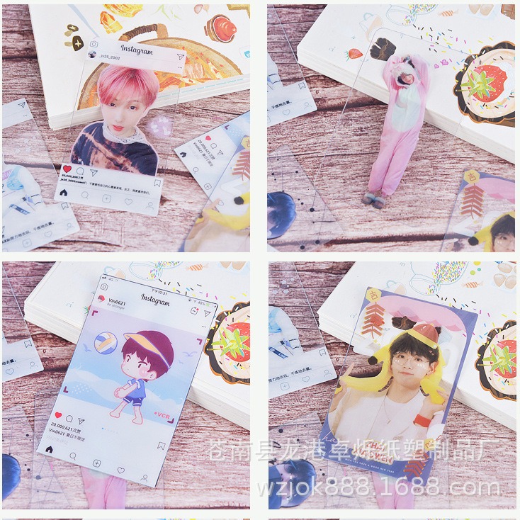 Customized Printed Cards, Transparent Ins Support Cards, Production of Airplane Tickets, Animation Calendars, Tarot Cards, Customization