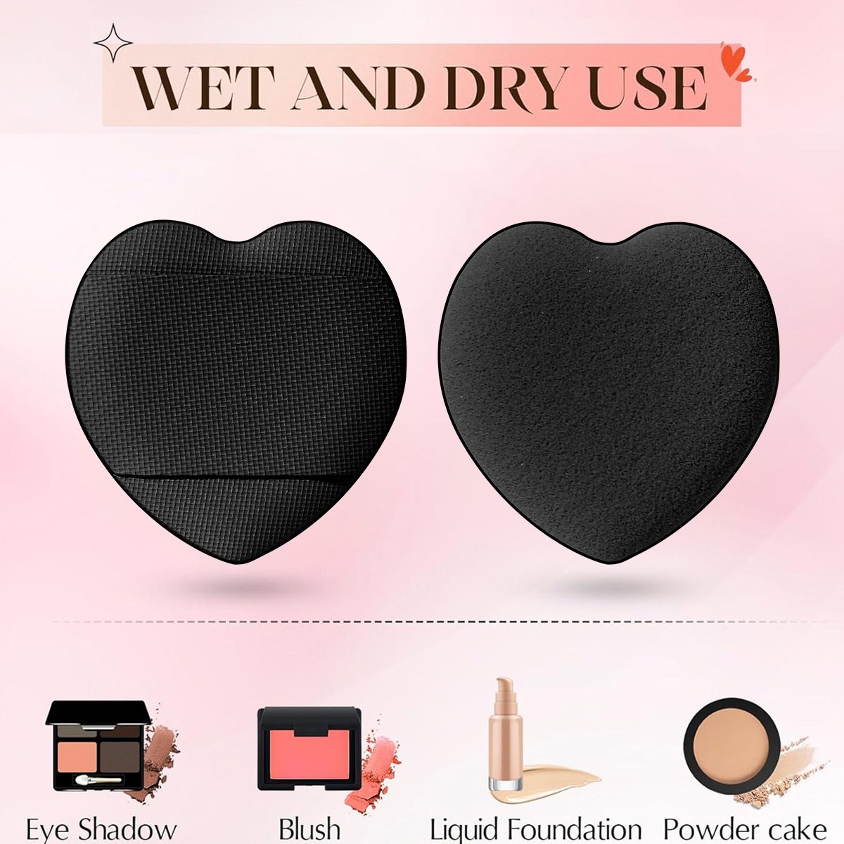 30-Piece Makeup Brush Tool Set, Complete Set for Beginners, Portable Travel Powder Puff Makeup Set