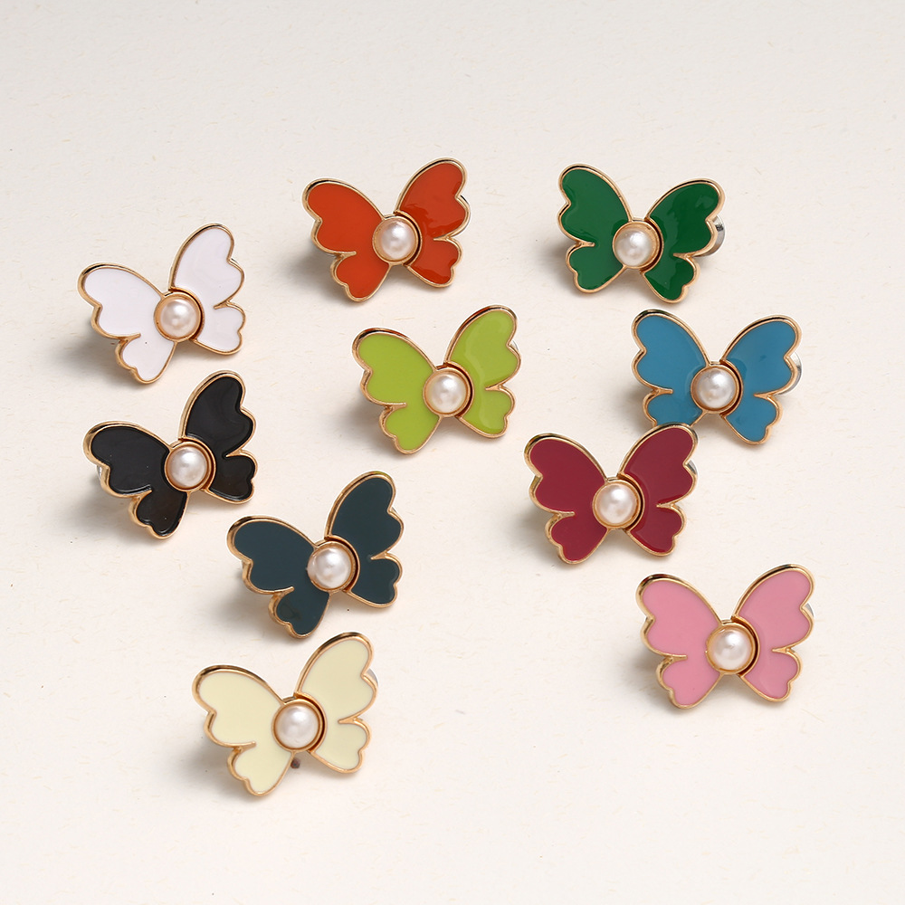 Пара бабочек на талии, без шитья, съемные алюминиевые кнопки, аксессуары для уменьшения размера джинсовой талии