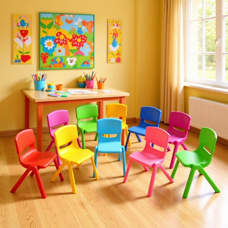 Пластиковый стул для детей, стул для детского сада, стул для обучения детей, утолщенный стул для начальной школы, обеденный стул, маленький табурет для дома