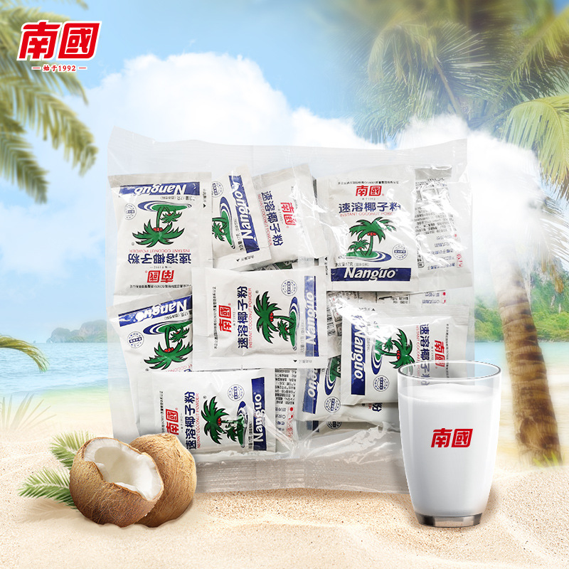 Специальный мгновенный кокосовый порошок Нангуо Хайнань 306г простой кокосовый порошок для выпечки и мгновенного напитка оптом
