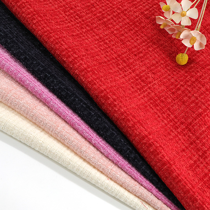 Autumn and Winter Heavy Small Chanel Style Clothing Fabric Slub Wool Coat Coat Fabric Polyester Clothing Fabric