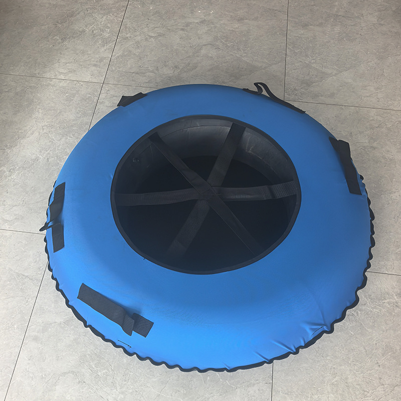 Cross-Border Supply of Pvc Soft Bottom Ski Rings for Adults and Kidsren, Cold-Resistant Inflatable Ski Mats, Foldableable Rafting Ski Rings