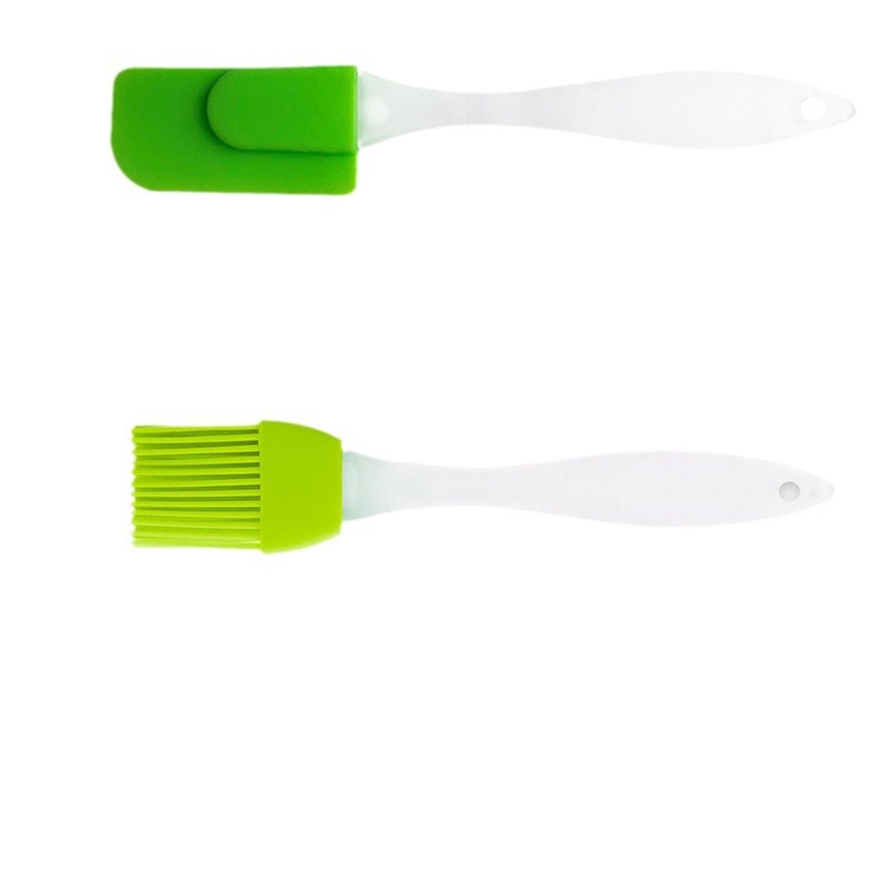 Silicone grill brush food grade high temperature resistant oil brush plastic handle silicone brush household oil brush in stock wholesale