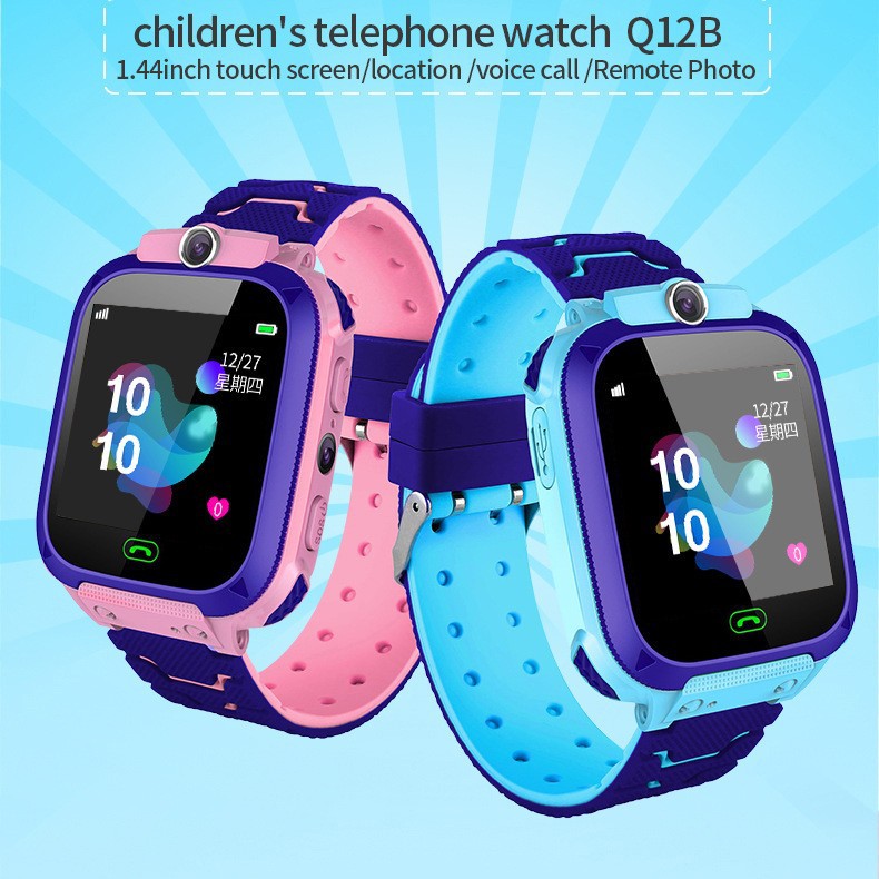 Cross-border children's phone watch smart phone watch five six generations of multi-language English Q12 foreign trade gifts Q19B