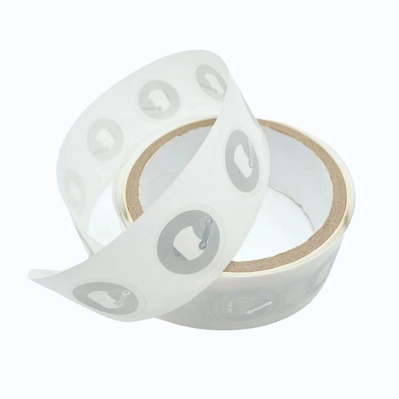 RFID electronic tag wet inlay transparent sticker ntag213 chip sticker access card nfc chip sticker