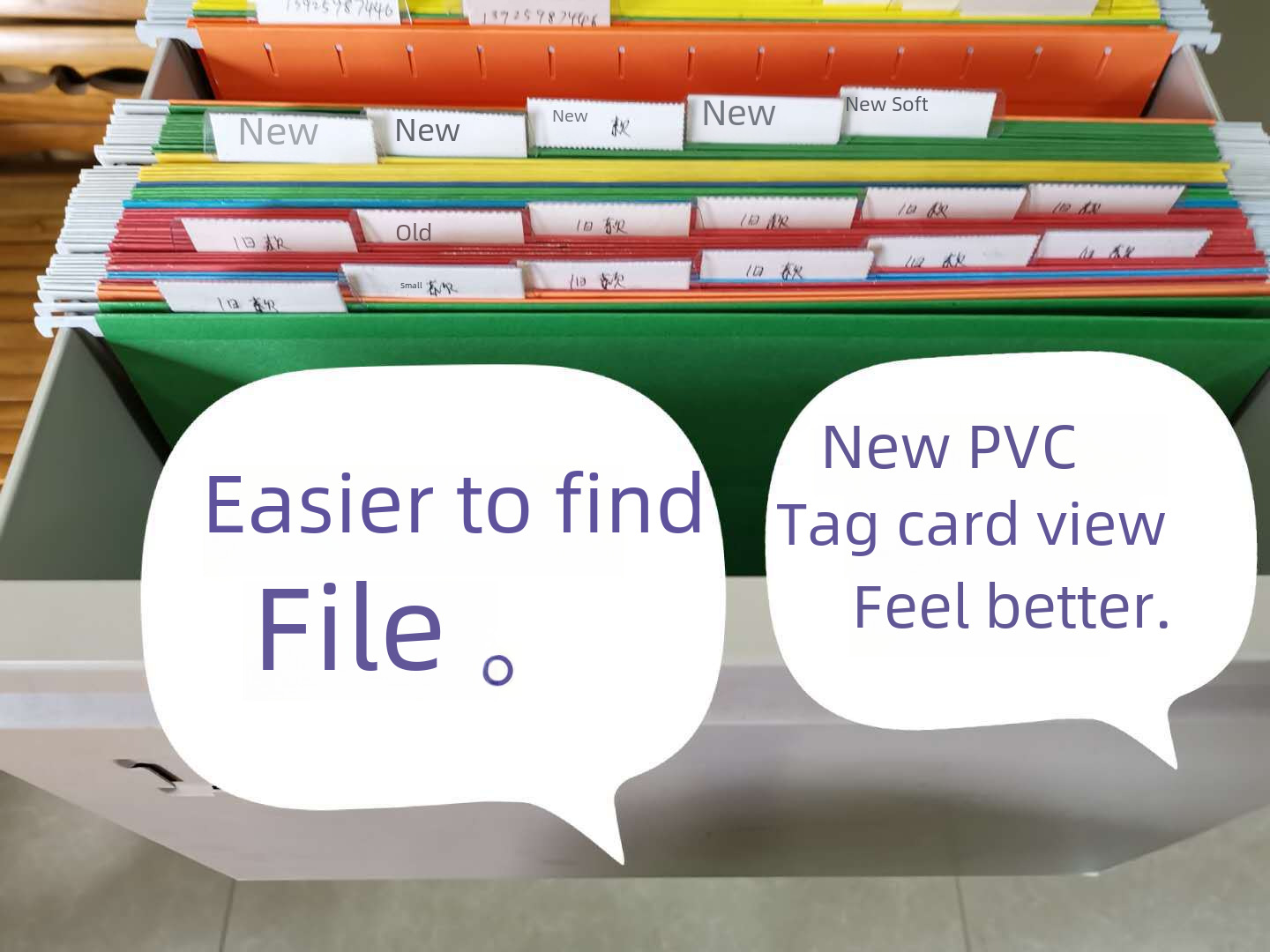 Factory Index transparent PVC label clip split PVC soft tooth card clip transparent clip