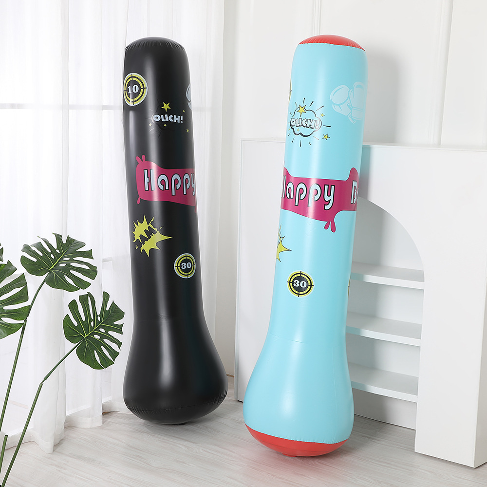 Sandbag Tumbler Decompression Sandbag Home Boxing Training Equipment Kidsren's Fitness Inflatable Taekwondo Boxing Vertical