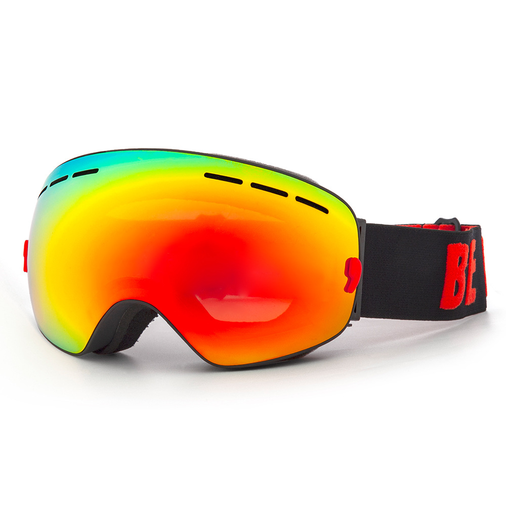 Adult men's and women's ball column ski goggles double-layer anti-fog colorful vacuum electroplating ski goggles source manufacturer