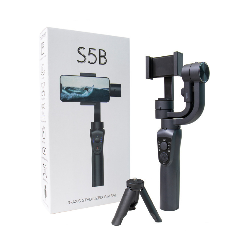 Mobile phone stabilizer handheld three-axis gimbal outdoor mobile phone horizontal and vertical anti-shake gimbal foldable stabilizer bracket