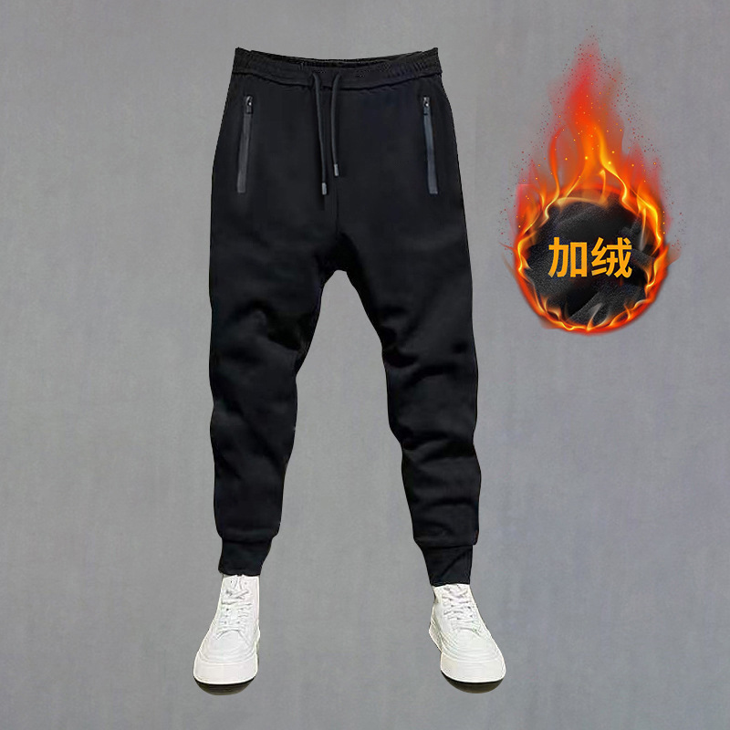 DK2001R-DK2042R коллекция спортивных хлопковых брюк большого размера для полных мужчин без флиса осень-зима