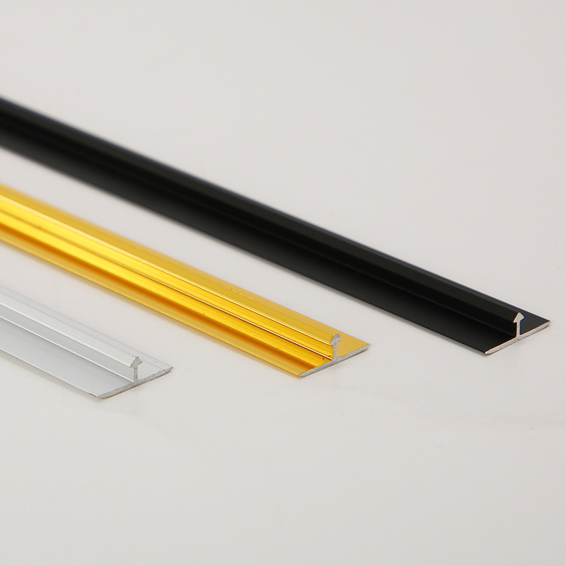 Aluminum Alloy Line Edge Strips, Ceiling Titanium Decorative Strips, T-Shaped Decorative Strips, Background Inlaid Edge Metal Strips