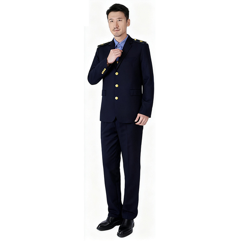 Customized New Railway Uniforms, Spring and Autumn Clothing for Men and Women, Spring and Autumn Work Clothes, Long-Sleeved Workwear Tops, Jackets