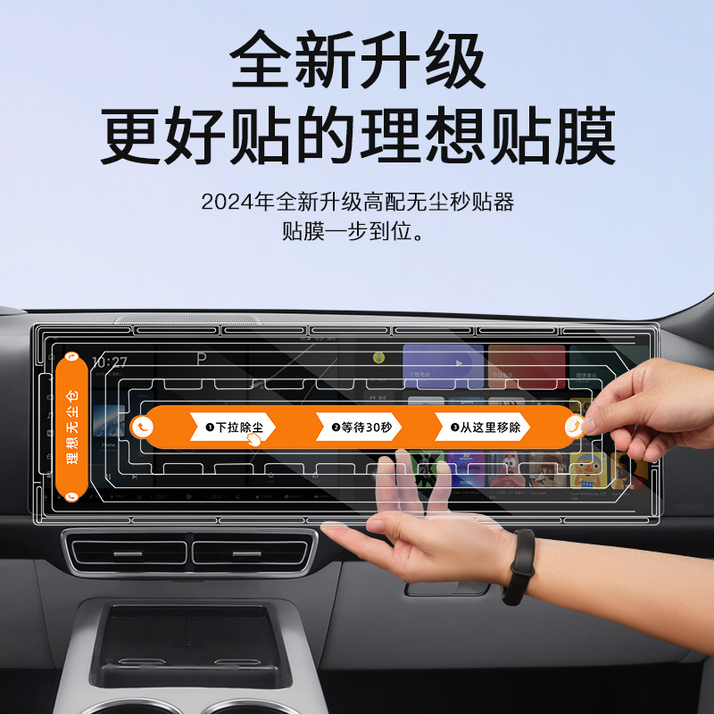 Ideal I6I8L6L7L8L9 Tempered Film Mega Screen Protection Film Central Control Instrument Navigation Tv Film Accessories