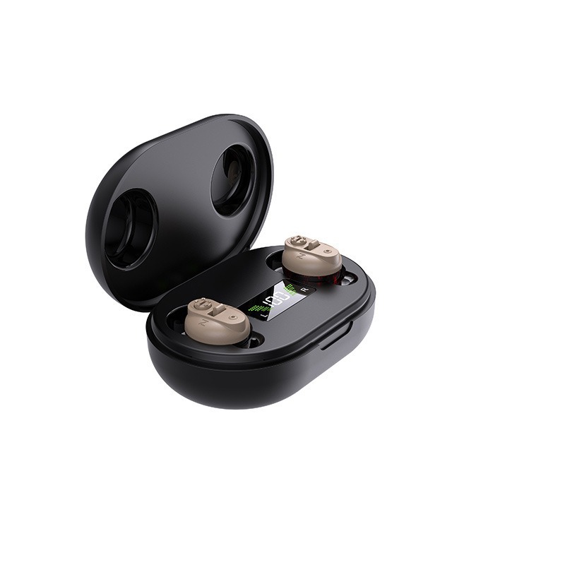 Cross-border CIC ear canal rechargeable warehouse hearing aid for the elderly sound amplifier invisible sound collector wholesale