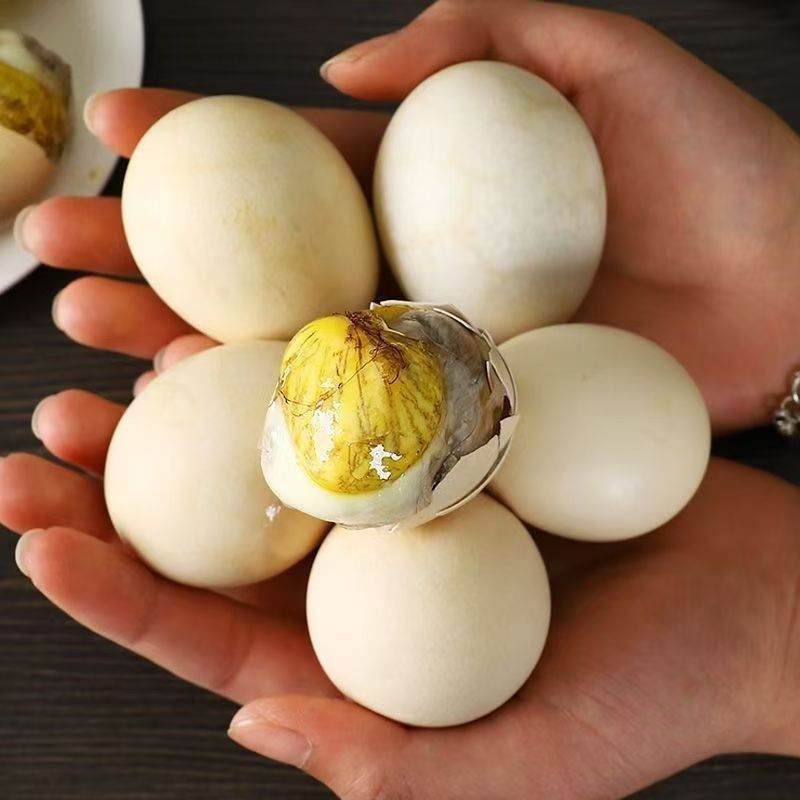 Spicy and Fragrant Free-Range Eggs, Ready-To-Eat Cooked Original Flavor Tempered Eggs, Chicken Embryo Eggs, Free Shipping Wholesale