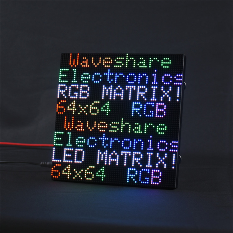 RGB-Matrix-P2-64x64 full color LED dot matrix 2mm pitch display brightness adjustable support cascade