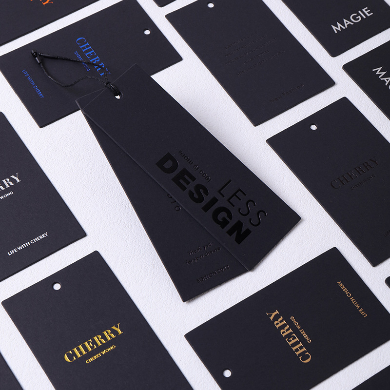 Custom-Made New Special Paper Papyrus Fragrance Paper Hang Tags for Men's and Women's Clothing, Design and Printing by Manufacturer