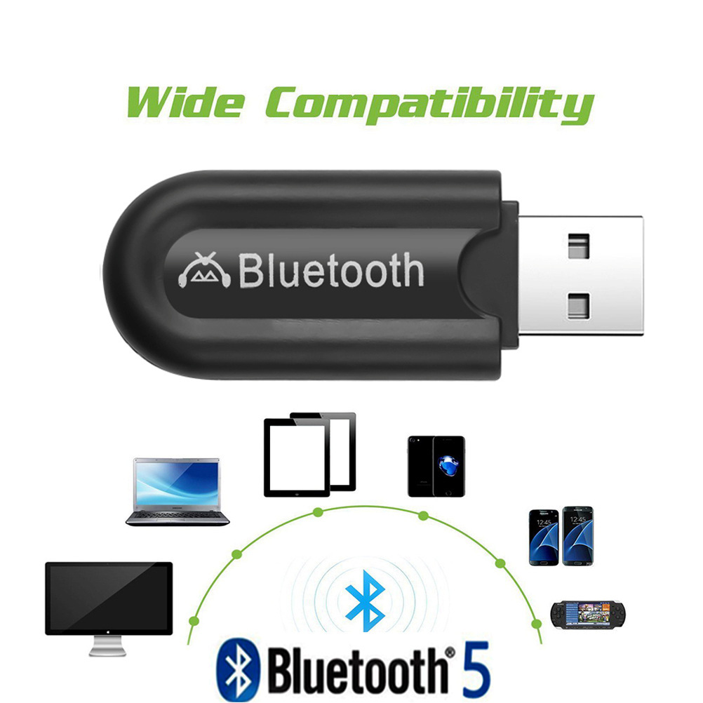 3.5mm Bluetooth Adapter 5.0 Music Wireless Receiver USB Audio Audio Car Bluetooth Transmitter