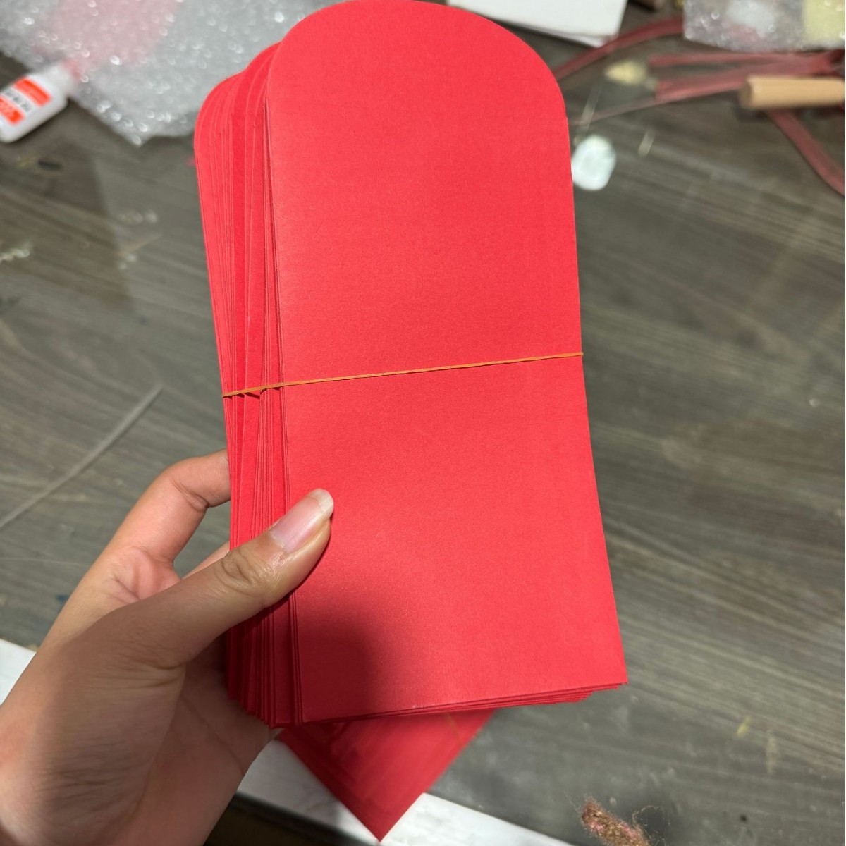 2026 Roller Stamp for Red Envelopes, Quick-Drying Red Cardstock for Couplets, Red Envelope Logo Printing, Creative Design