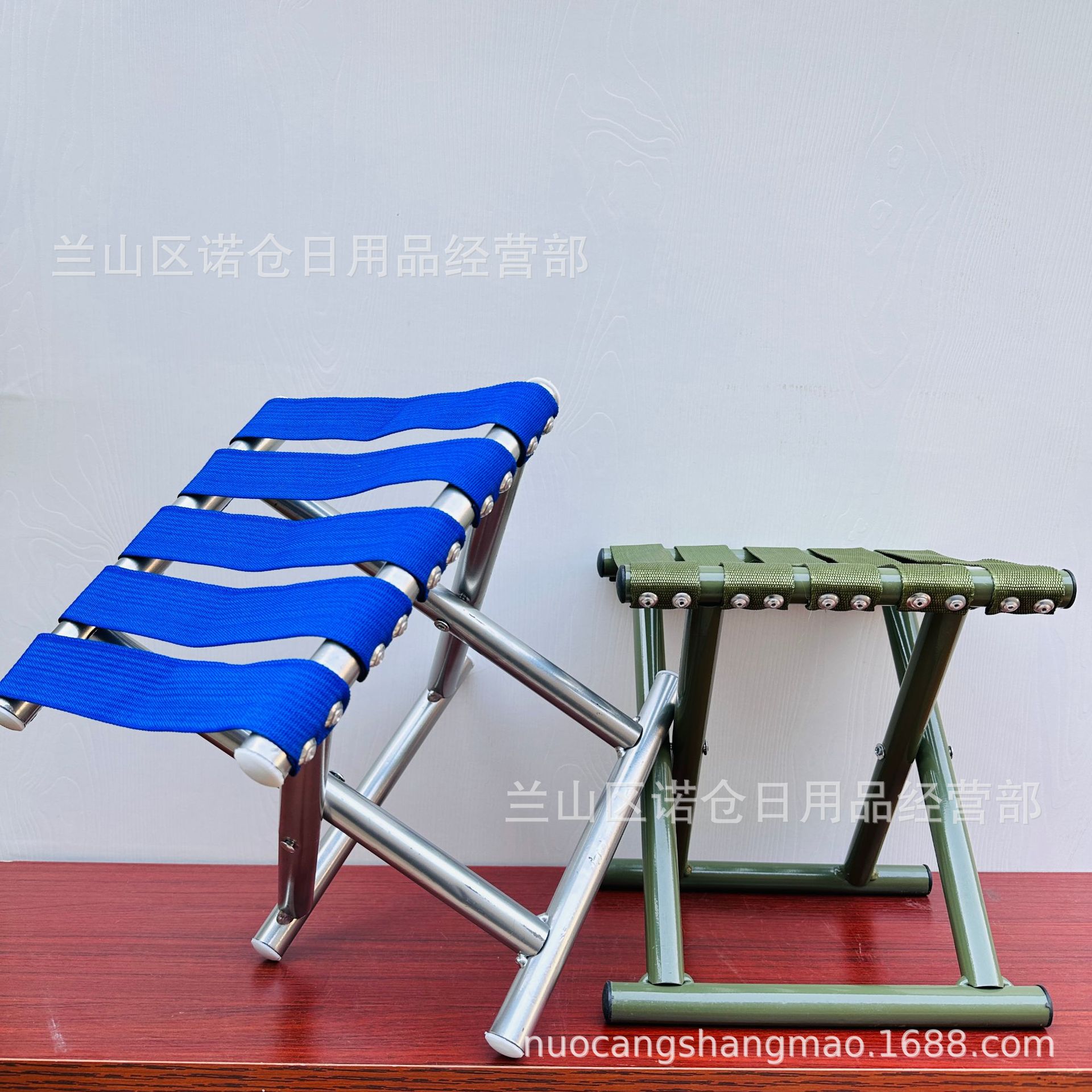 Maza outdoor portable stool household metal tube folding chair gift outdoor fishing stool wholesale folding stool