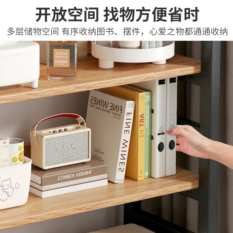 Bookshelf Storage Rack Floor Household Integrated Wall Living Room Shelf Display Shelf Student Library Simple Bookcase